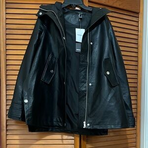 Forever 21 Black Bomber Jacket
